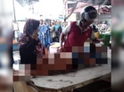Peniaga sayur rebah, meninggal dunia di pasar pagi