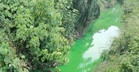 Air hijau di Telok Panglima Garang