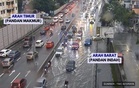 Banjir kilat di Lebuh Raya Sungai Besi, dua lorong terhalang