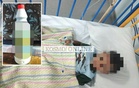 Budak 3 tahun masuk hospital, terminum peluntur