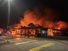 Empat kedai kayu di Bandar Lama Rompin terbakar