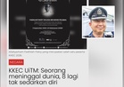 KKEC UiTM: Polis masih tunggu laporan bedah siasat pelajar maut