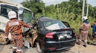 Empat maut kereta bertembung lori di Telupid