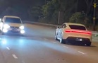 Porsche lawan arus rupanya elak sekatan jalan raya