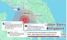 Penduduk Melaka, Johor, Lembah Klang rasa gegaran dalam 3 saat