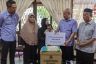 Balu Amirul Fahmi terima pampasan Perkeso