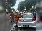 Guru memandu, pelajar tersepit nahas depan pusat latihan