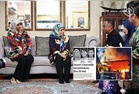 Raja Permaisuri Agong santuni keluarga tiga beranak maut rumah terbakar