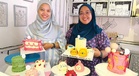Dua beradik Sharifah fokus  jualan kek ‘petite’