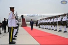 Aung Hlaing tiba di Malaysia