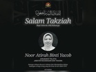 Pemergian jururawat Noor Atirah, satu kehilangan buat KKM – Dr. Dzulkefly