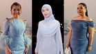 Semua pakat ‘up’ dres tema biru Julai lalu, ada kenduri apa?