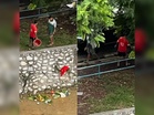 ‘Tak ada tong sampah ke?’ Sampah dibuang ke saliran air