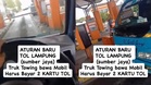Pemandu berang kenderaan tidak bergerak kena bayar tol 