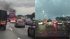 [VIDEO] Lori terbakar, Lebuh Raya KL-Seremban sesak teruk