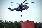 Johor Regent takes part in joint land, sea and air exercise with Johor Military Force and elite special forces unit