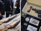 Shotgun, rifles, fake pistols and lots of ammo: Baling cops uncover smuggled firearms and 180 bullets at mechanic’s home