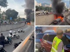 Fiery crash involving trailer, van and car at Udini underpass leaves Penang traffic at standstill