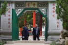 Trump and Xi share light moment in Zhongnanhai garden ‘very rarely’ seen by outsiders
