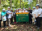 Arthur Kurup leads symbolic planting of 1,000 trees in Sook for forest sustainability