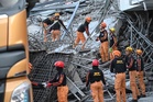 Death toll climbs to three, including a Malaysian, with 17 missing after construction site collapse in the Philippines