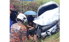 Public rescue injured driver, passenger after crash near SMK Sematan, says Sarawak Fire Dept