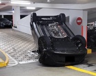 Car overturns in Singapore woodlands carpark; driver suffers minor injuries
