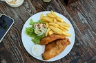 Scarborough Fish & Chips in Tanjung Rhu, Langkawi: Great fish and chips and the best seat on the beach