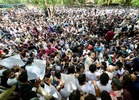 Indian police deploy steel barricades and detention vans as ‘Cockroach Janta Party’ plans street protest