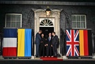 Zelensky meets allies in UK after strike hits Ukraine nuclear site