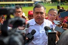 No seat at the table, but Loke offers Onn Hafiz one on a KTM Komuter ride