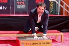 Javier Bardem leaves his mark — literally — alongside Marilyn Monroe and Jack Nicholson