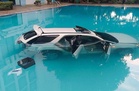 Mum refuses to pay son’s condo rent, he responds by driving car into Bangkok university campus pool