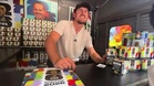 Harry Maguire didn’t make England’s World Cup squad — so he’s handing out Panini stickers in New York (VIDEO)