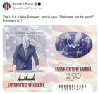 Trump unveils new US passport — with picture of himself