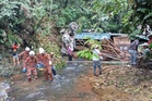 Driver survives but attendant dies as lorry carrying spare parts plunges 40 metres into Kapit ravine