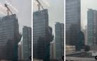 High-rise scaffolding collapses and hundreds of flights are cancelled as Typhoon Noul nears Hong Kong (VIDEO)