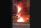Petrol station price board near Sungai Besi damaged in fire, no casualties reported (VIDEO)