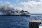 Indonesia ferry blaze off Surabaya leaves five dead, 41 missing