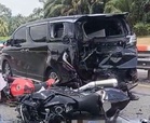 Singaporean biker killed, two fellow riders hurt in crash involving Toyota Vellfire on North-South Expressway near Kulai
