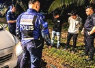 Three men arrested after leading police on car chase in Sibu