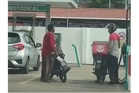 ‘Taking too long’: Man arrested after allegedly brandishing meat cleaver at delivery rider at Terengganu petrol station