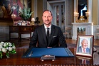 ‘Now it is my turn’: Norway’s Haakon pays tribute to father and mother in first speech as king
