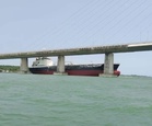SDEB refutes viral claims of Sungai Johor Bridge closure, says safe to cross despite vessel strike