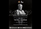 L. Krishnan, pioneering director of early Malay cinema and mentor to P. Ramlee, dies at 104