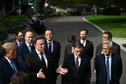 Trump backs AI industry pledge to police itself