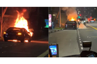 Singapore car fire: Passers-by use extinguishers to douse Mercedes blaze in Sengkang