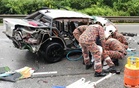 Two women die after car skids into opposite lane, collides with trailer in Terengganu five-vehicle crash