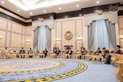 King attends pre-council meeting of Conference of Rulers at Istana Negara