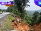 Heading to Kelantan? JKR warns motorists to take care on cracked stretch of Gua Musang road near Yayasan Albarakah